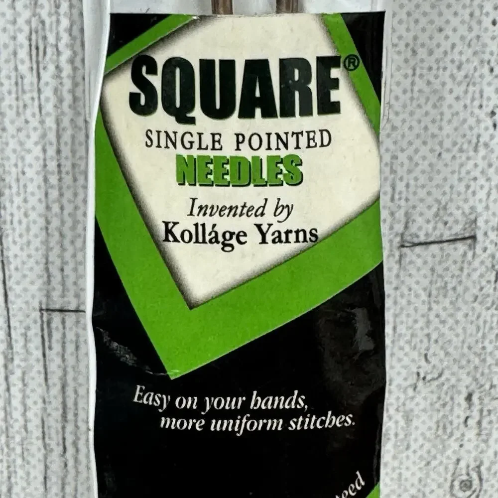 Kollage Yarns Square Single Pointed Needles US 2 2.75mm 10”